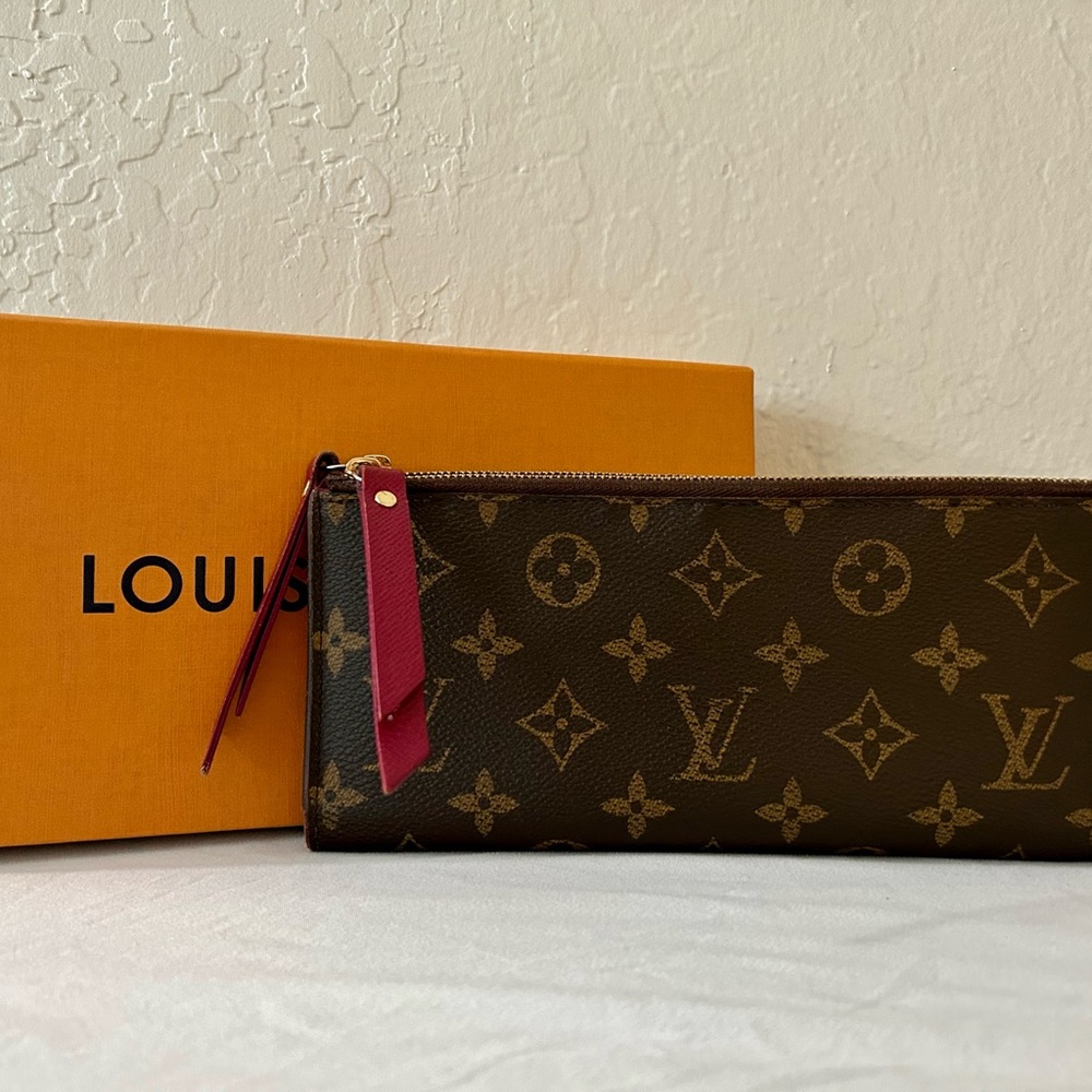 Louis Vuitton Magenta/Fuchsia Adele Wallet